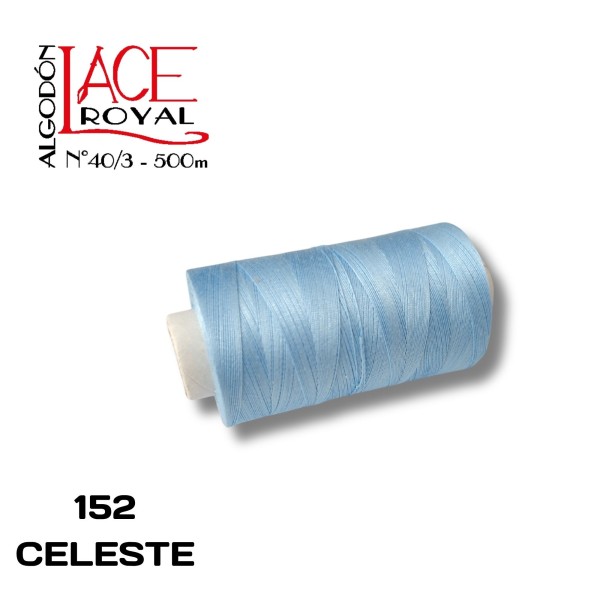 152 CELESTE N40 ALGODON EGIPCIO ROYAL