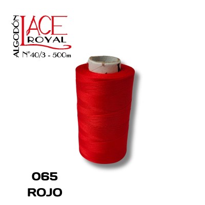 065 ROJO N40 ALGODÓN EGIPCIO ROYAL