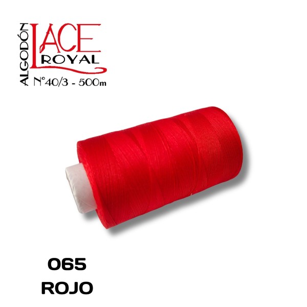 065 ROJO N40 ALGODÓN EGIPCIO ROYAL