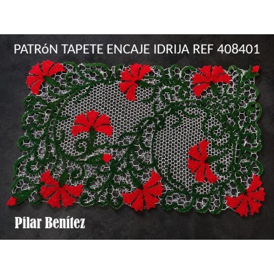 PATRON TAPETE ENCAJE IDRIJA REF 408401