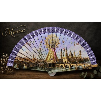 VARILLAS  VIRGEN DEL PILAR 2.5cm PATRON ENCAJE DE BOLILLOS