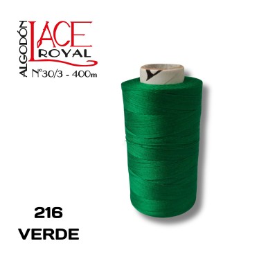 216 VERDE N30 ALGODON EGIPCIO ROYAL