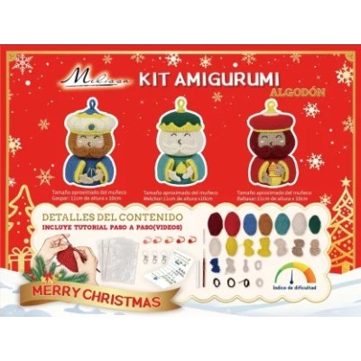 Kit Amigurumi Reyes Magos