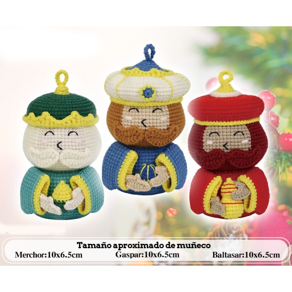 Kit Amigurumi Reyes Magos