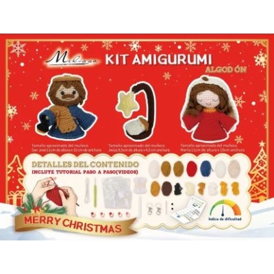 Kit Amigurumi – Colección Navidad Nacimiento