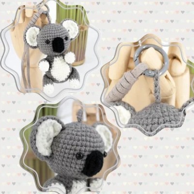 KIT LLAVERO AMIGURUMI KOALA