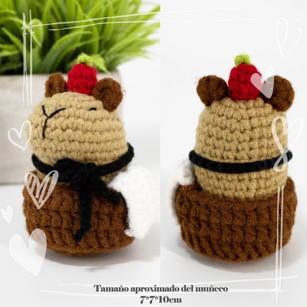 Kit Amigurumi Llavero Capibara