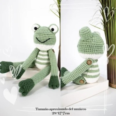 KIT AMIGURUMI RANA