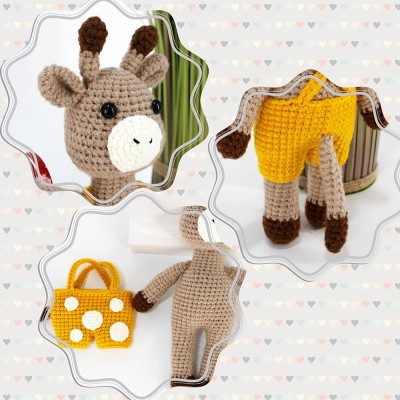 KIT AMIGURUMI JIRAFA
