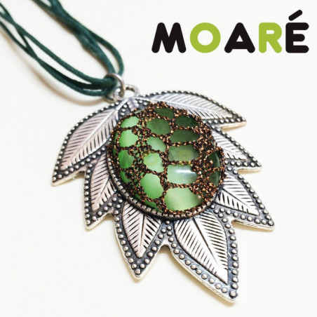 Colgante Hojas  Verde + picado