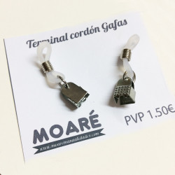 Terminal  COMPLETO cordón de gafas  Silicona