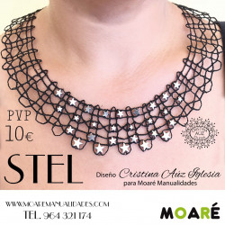  Conjunto STEL Collar y pulsera  encaje de bolillos