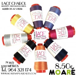 ALGODON VISCOSA LACE CHAROL LILA 30