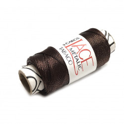 Hilo Metalizado MARRÓN TABACO 3 CABOS 100m