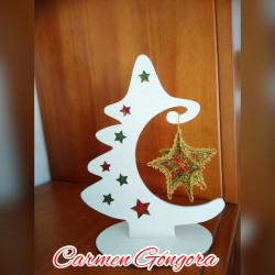 KIT ÁRBOL NAVIDAD ESTRELLA 3D