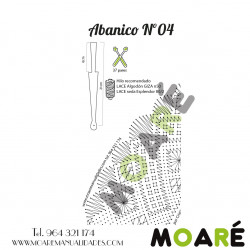 Varillas GRAN CALADO  14.5X6.5CM