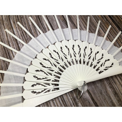 VARILLAS CALADAS 13.5x12.5 cm BLANCO ROTO