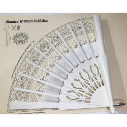 VARILLAS CALADAS 13.5x12.5 cm BLANCO ROTO