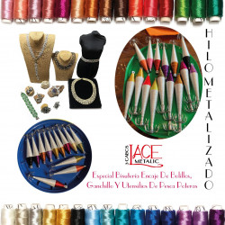 BOBINA Hilo Metalizado MULTICOLOR 01 500M