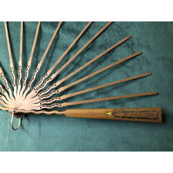 VARILLAJE ANTIGUO PERICÓN MADERA  REF 066